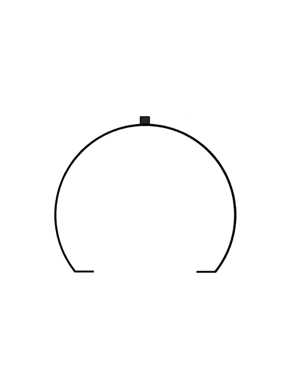 Classic Yoke — hanging options accessory for CopperSmith copper lanterns