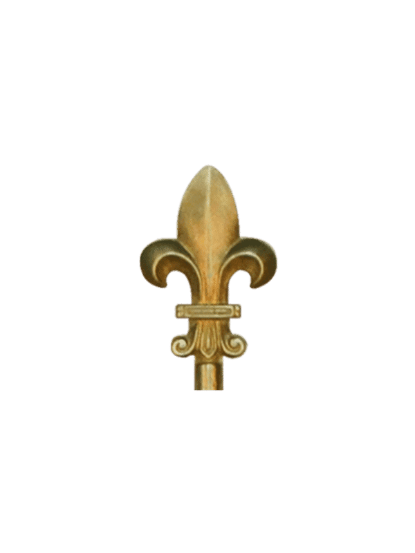 Fleur De Lis Finial — decorative options accessory for CopperSmith copper lanterns