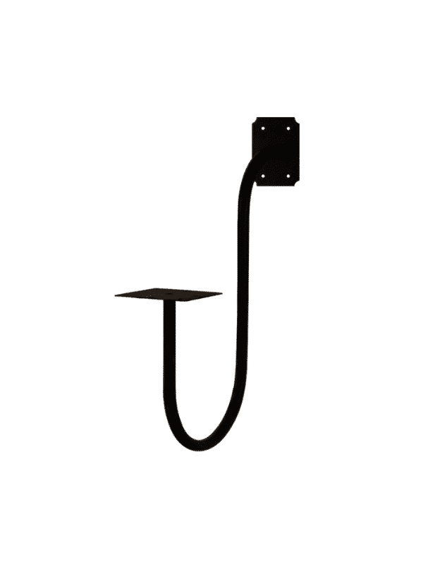 Gooseneck — wall mount & moustache accessory for CopperSmith copper lanterns