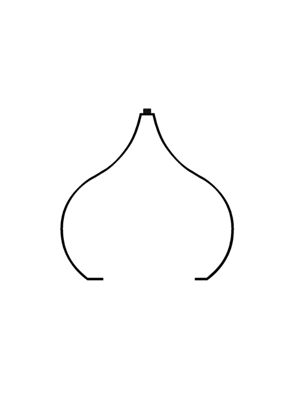 Pendant Yoke — hanging options accessory for CopperSmith copper lanterns