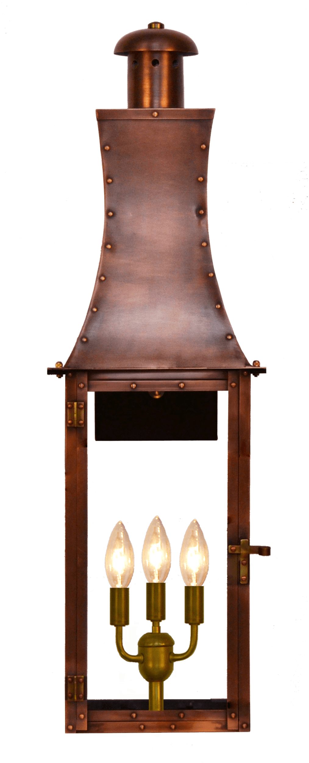 Churchill handcrafted copper lantern by The CopperSmith