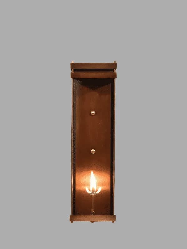 Austin handcrafted copper lantern by The CopperSmith