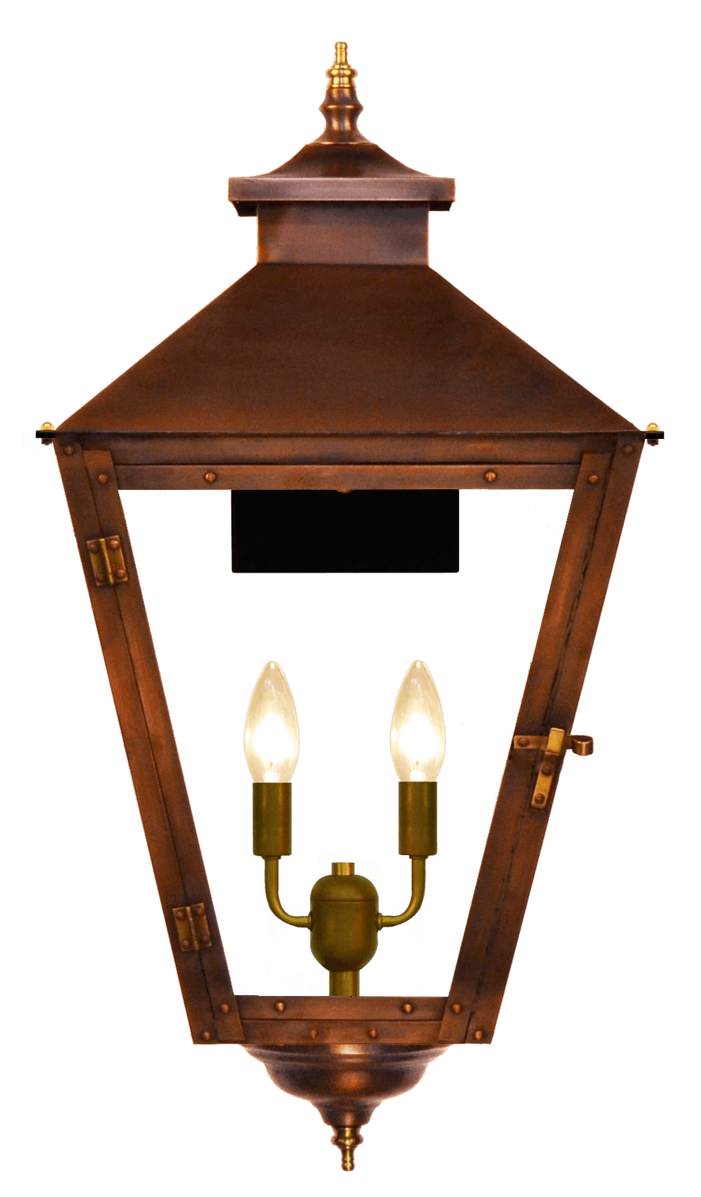 Conception Street handcrafted copper lantern by The CopperSmith