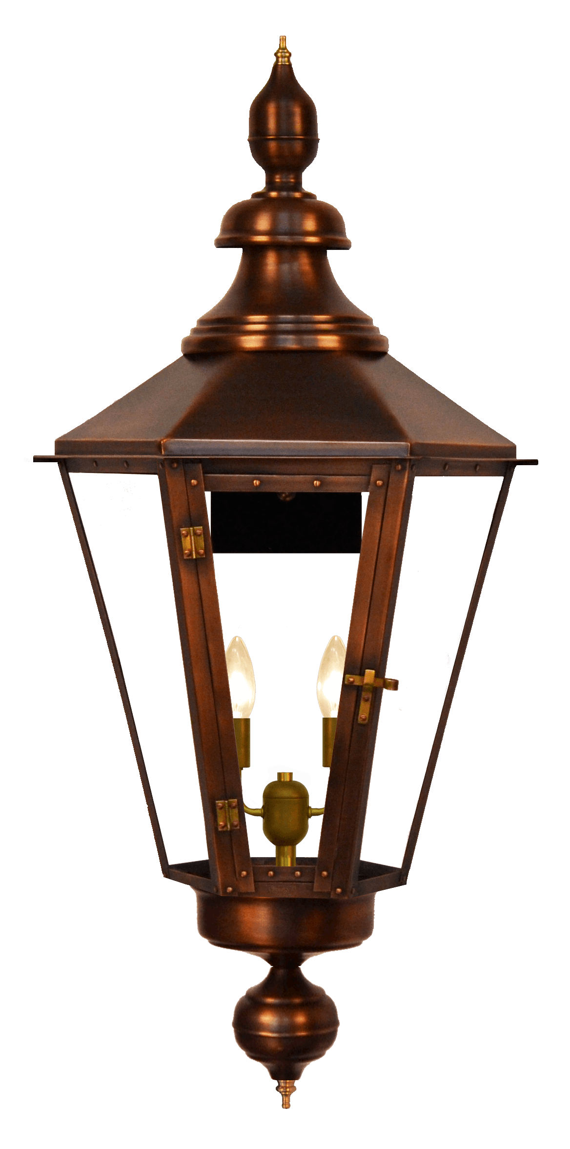 Eslava Street handcrafted copper lantern by The CopperSmith