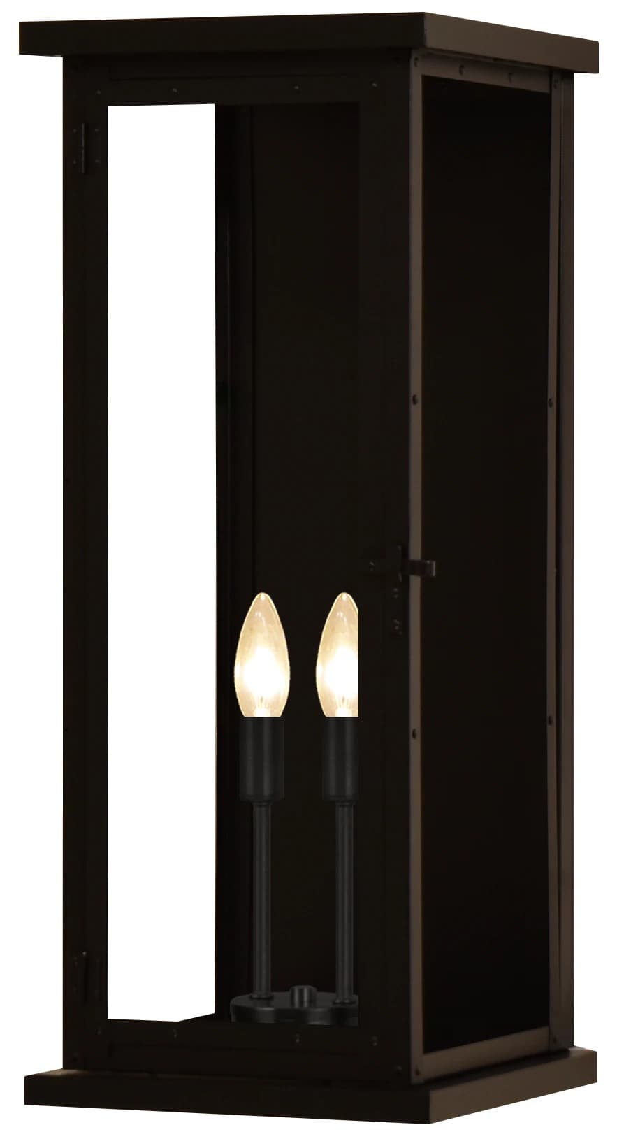 Vieira handcrafted copper lantern by The CopperSmith