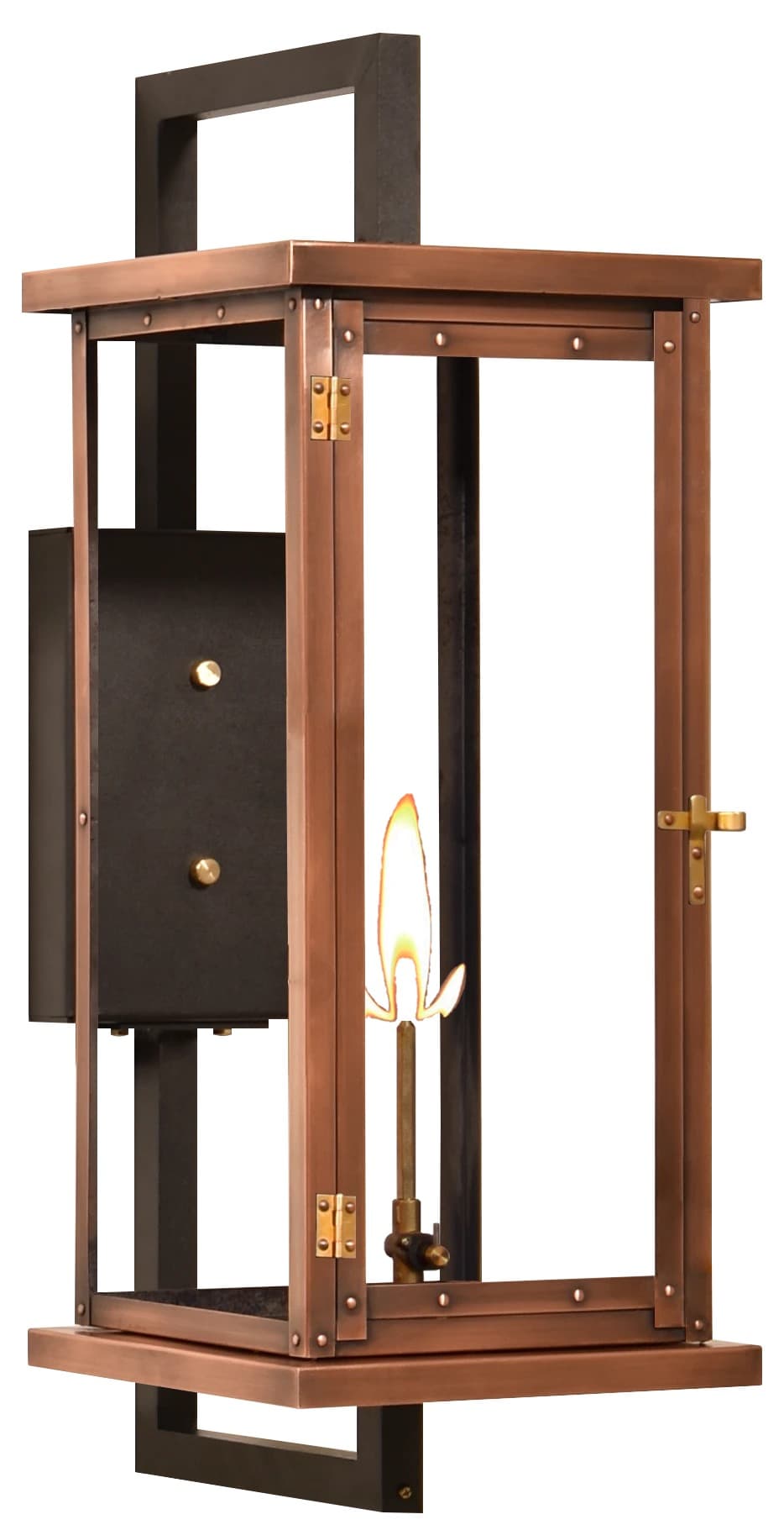 Navarrete handcrafted copper lantern by The CopperSmith