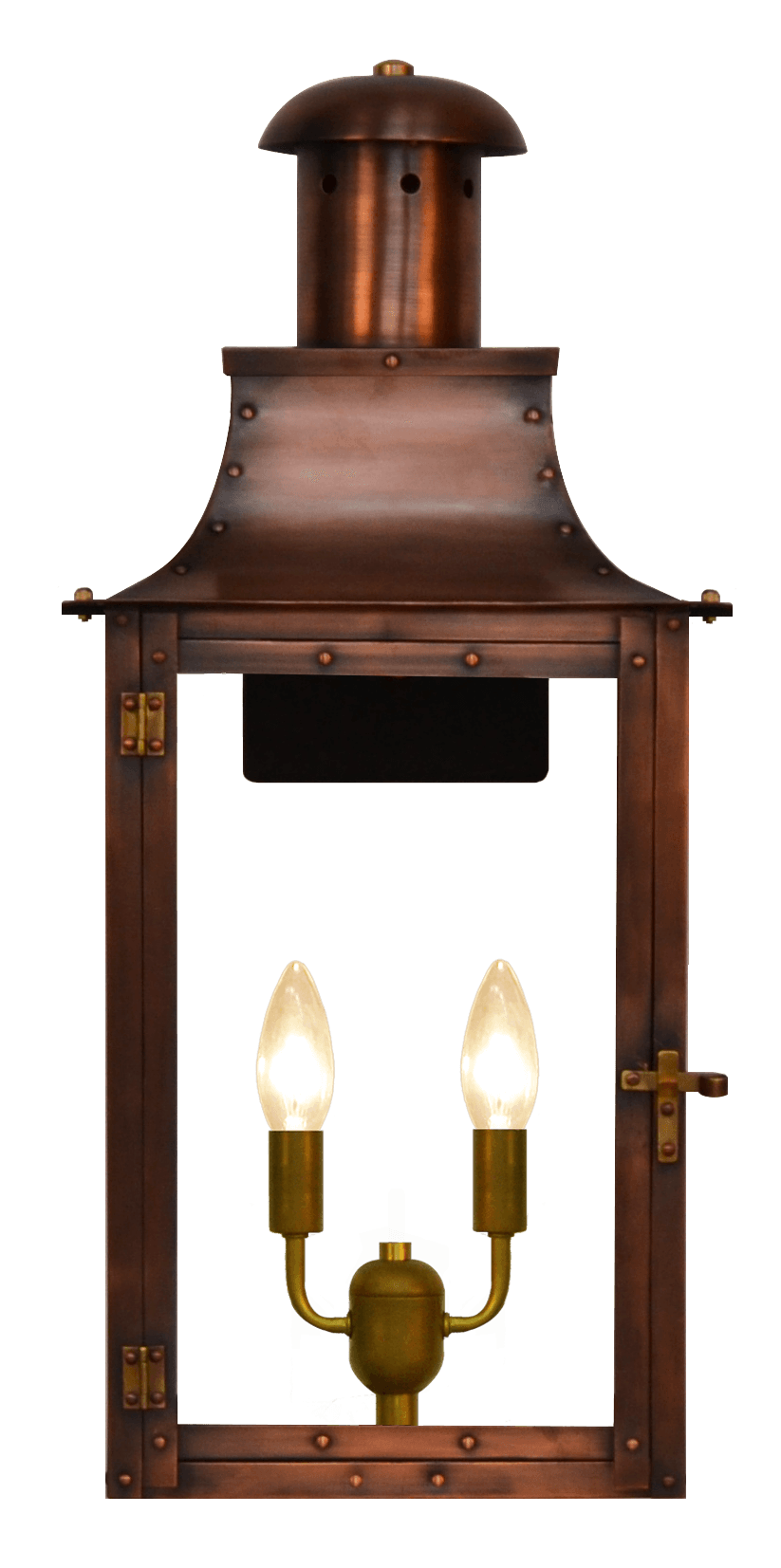 Somerset handcrafted copper lantern by The CopperSmith