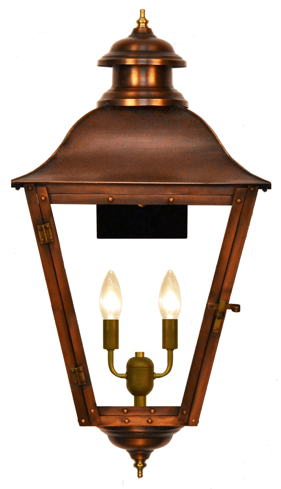 State Street handcrafted copper lantern by The CopperSmith