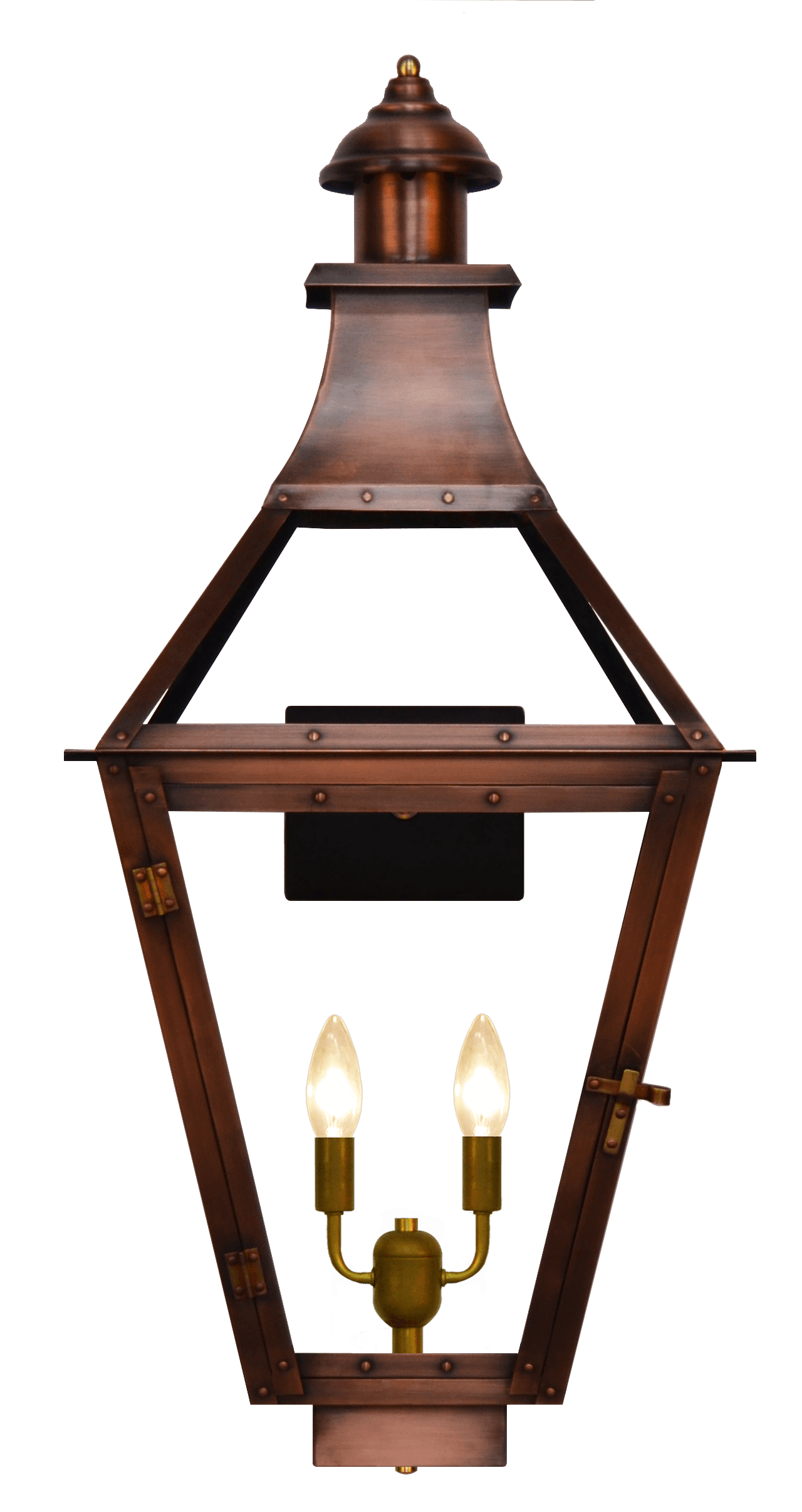 Creole handcrafted copper lantern by The CopperSmith