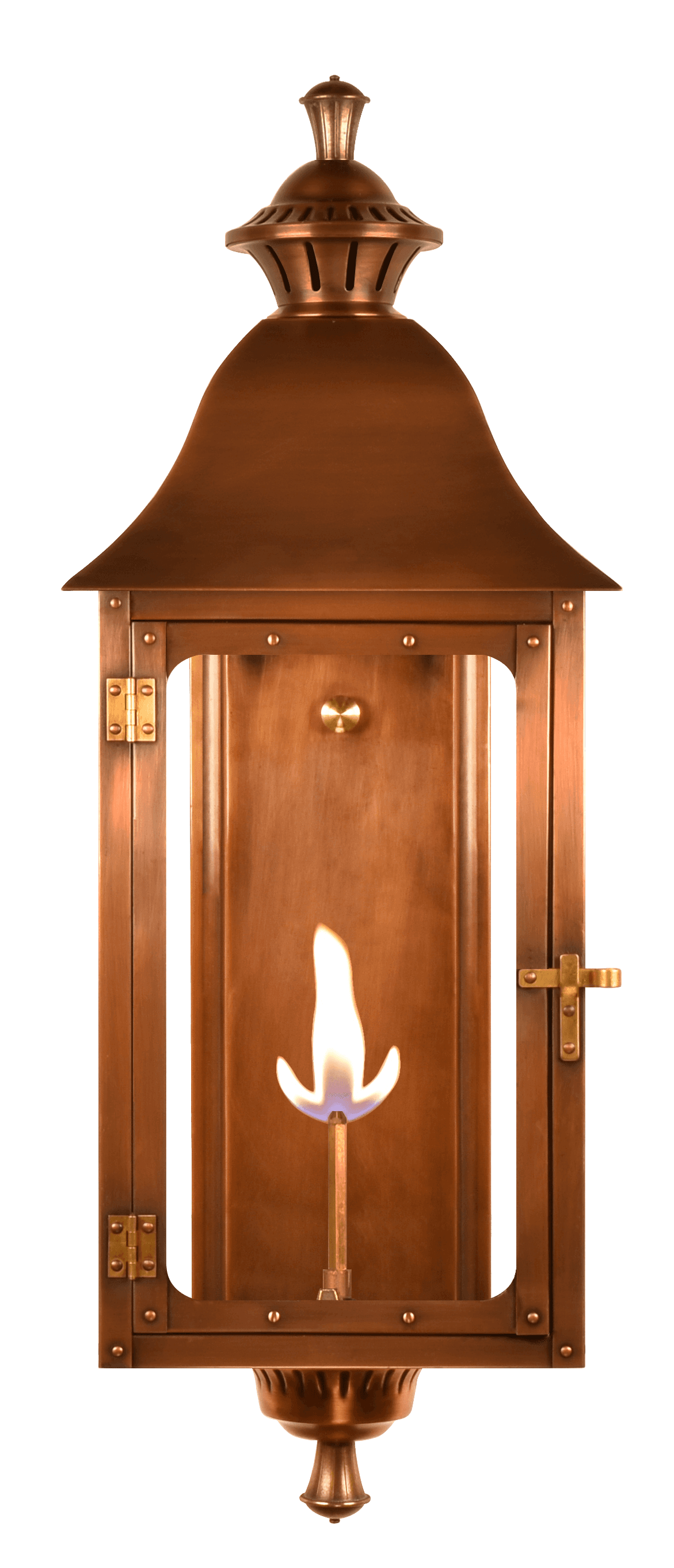 Antler Hill handcrafted copper lantern — Biltmore Collection by The CopperSmith