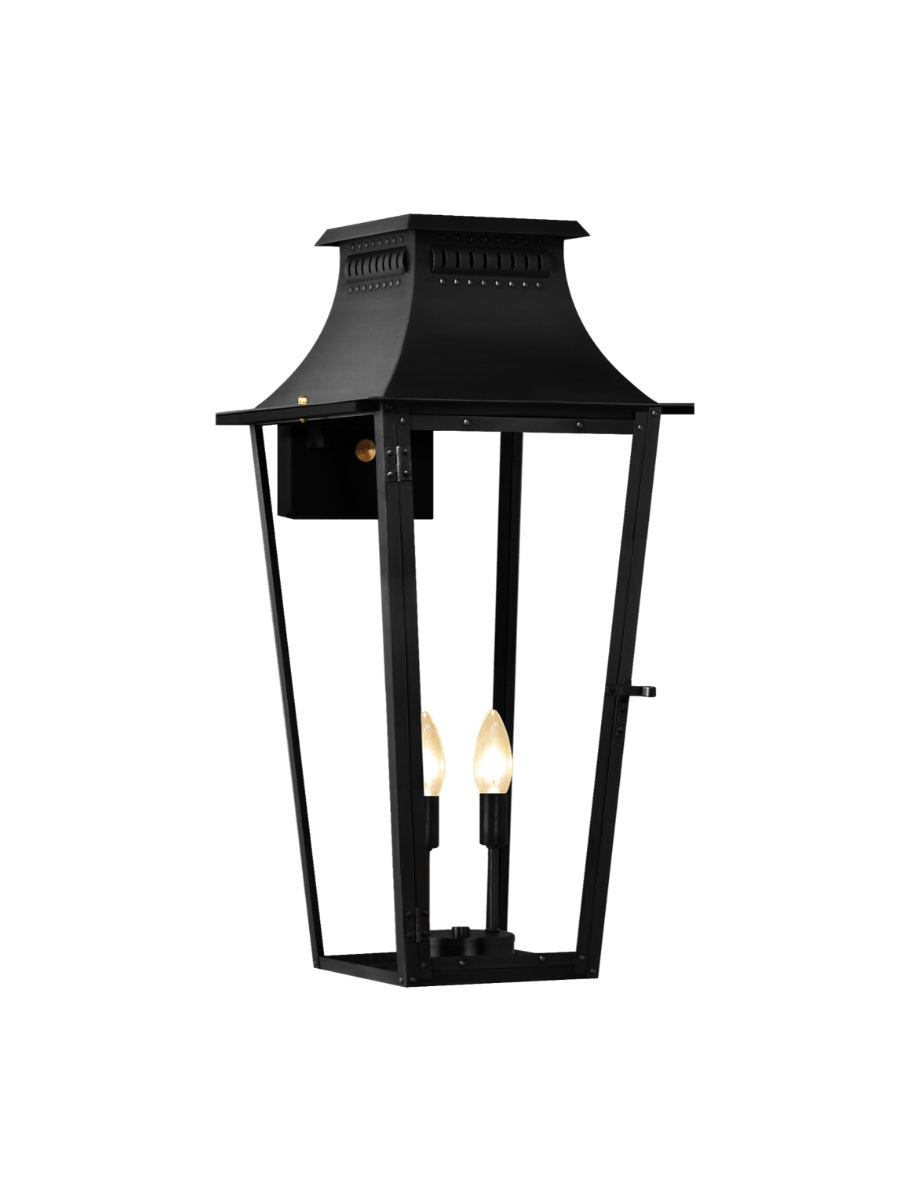 East Bay Electric Wall Mount Copper Lantern