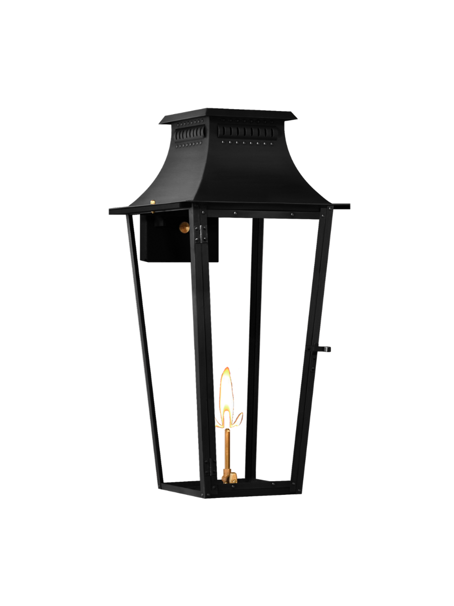 East Bay Gas Wall Mount Copper Lantern