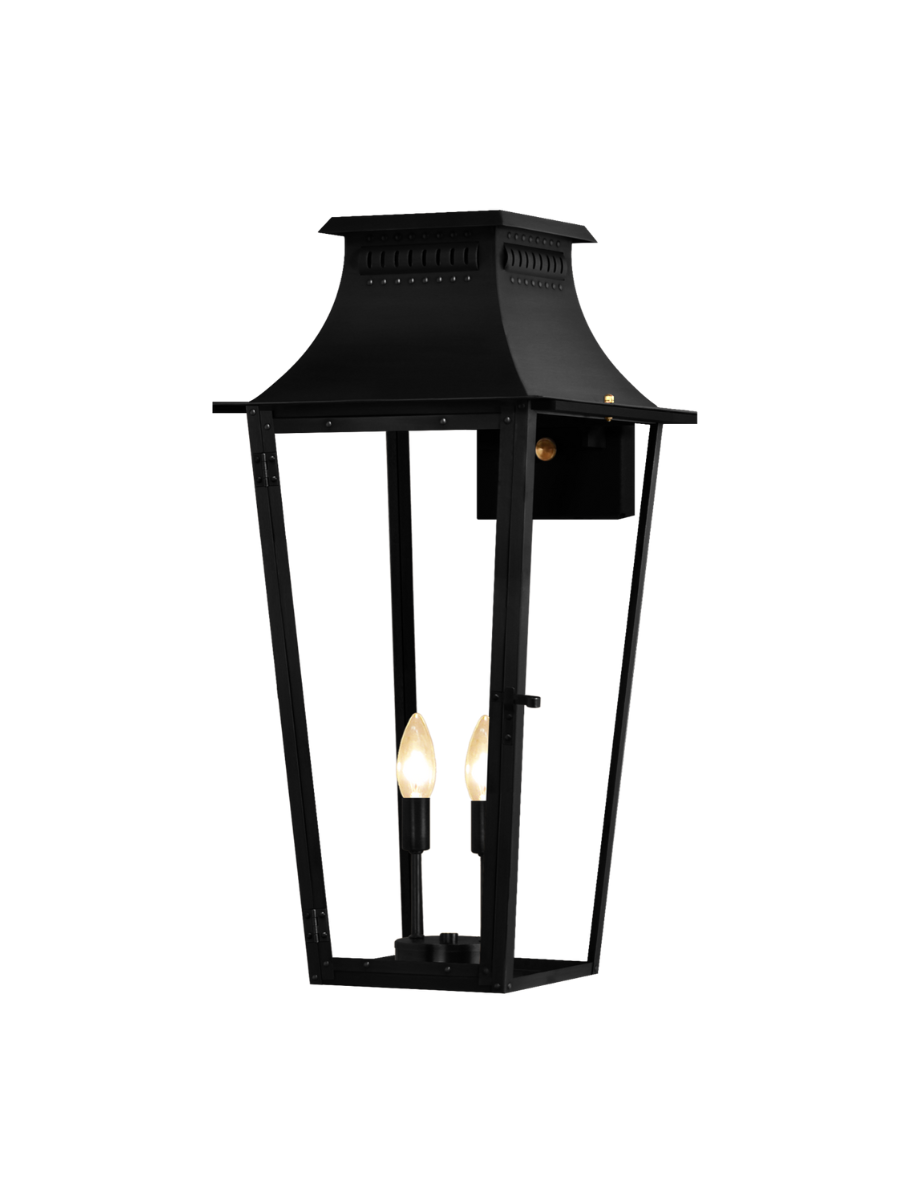East Bay Electric Wall Mount Copper Lantern