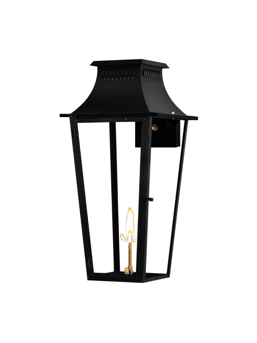 East Bay Gas Wall Mount Copper Lantern