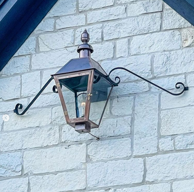Georgetown Gas Moustache Mount Copper Lantern